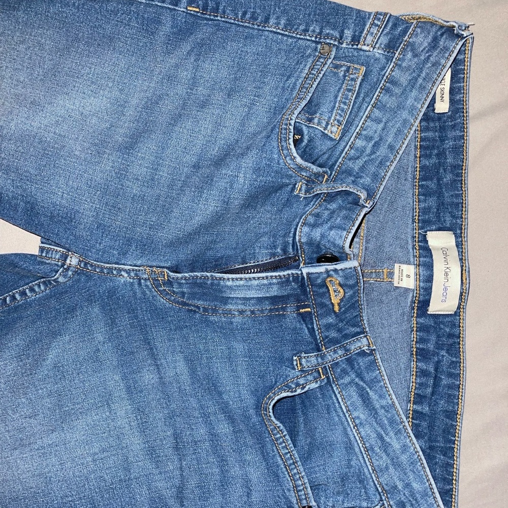 Calvin Klein ankle skinny jeans